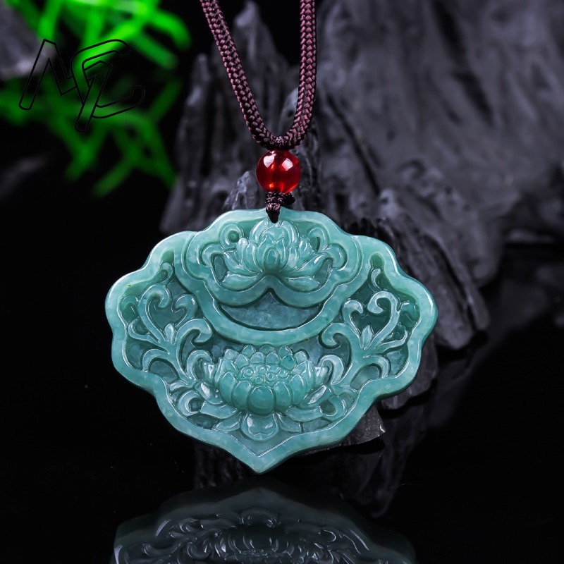 Women'S Fashion Jewellery - Real Burmese A Emerald Jade Blue