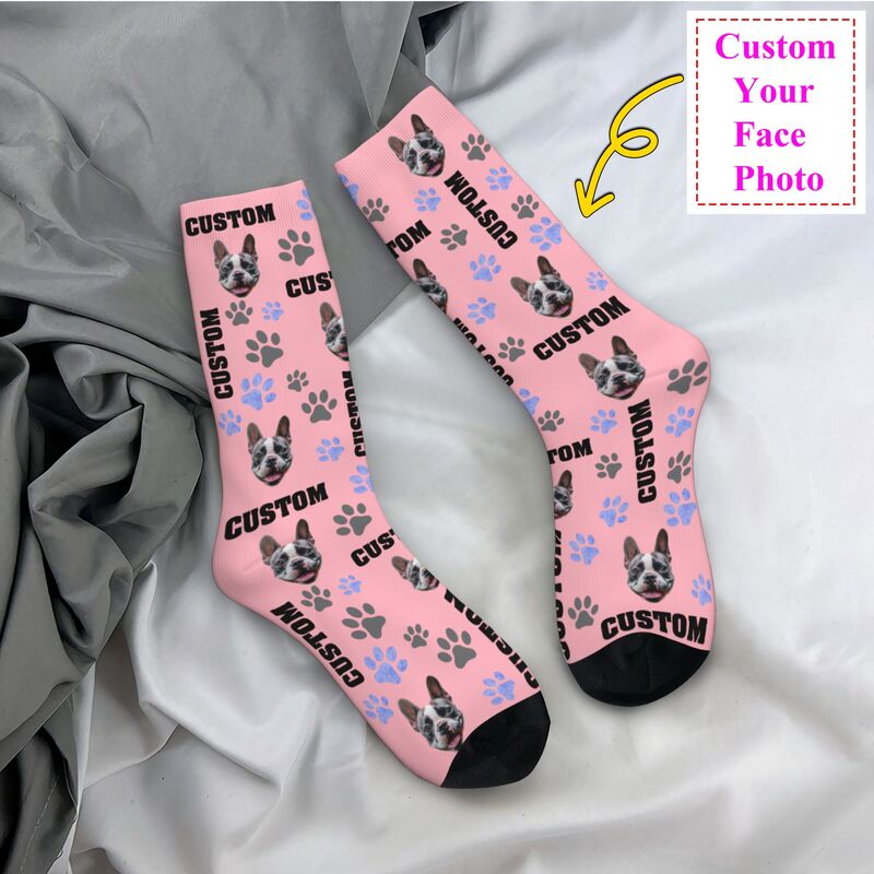 Women Fashion Dress Names - Pet Photo Custom Dress Socks Mens