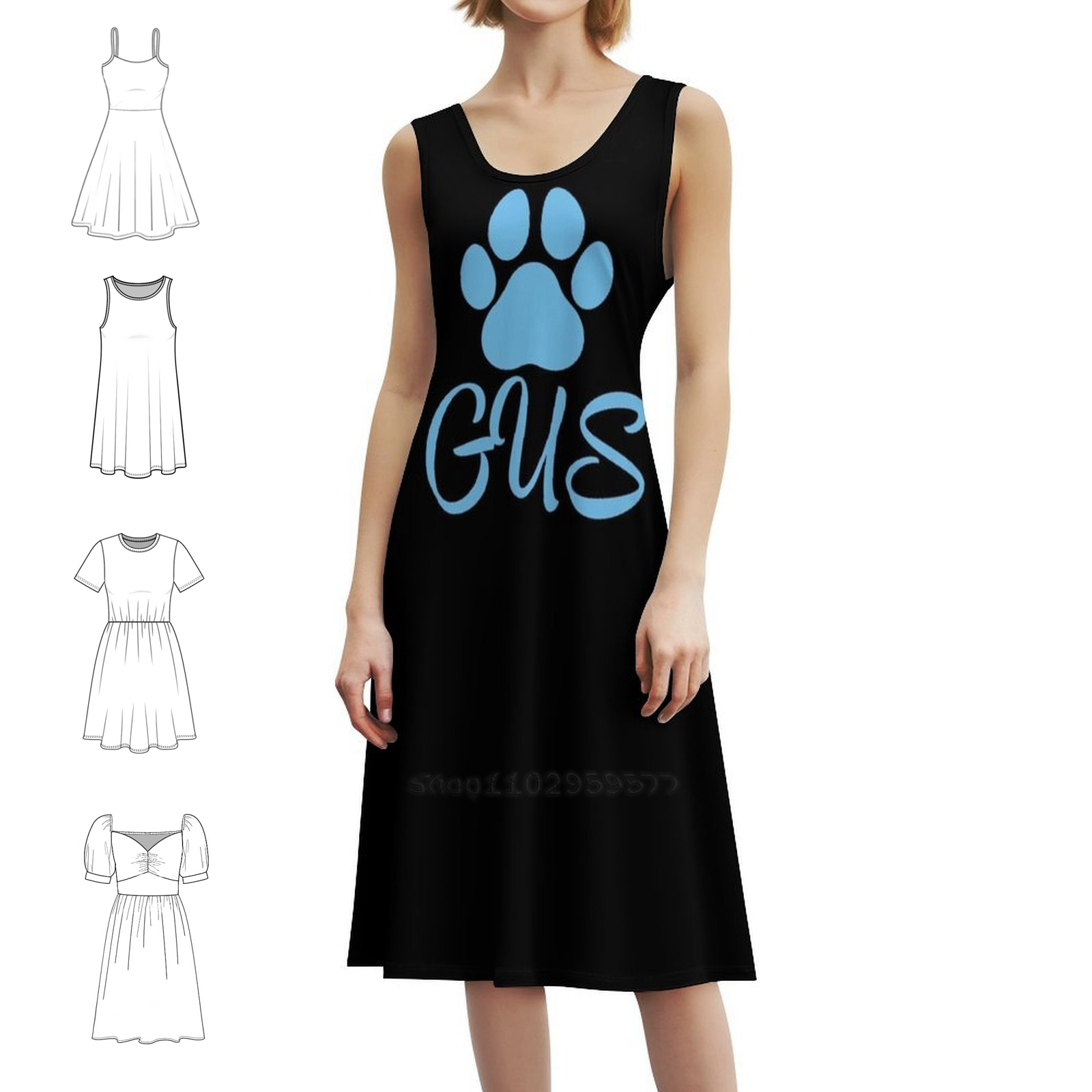 Blue Dog Name Gus Boho Chic Dr - Women Fashion Dress Names review and price