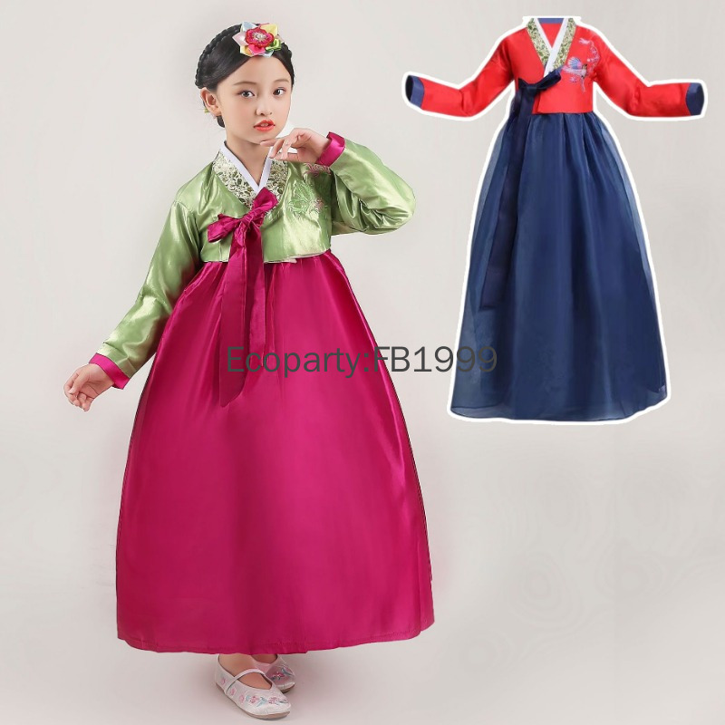 4 Colors Girls Hanbok Dress Ko - Women'S Fashion Korea review and price